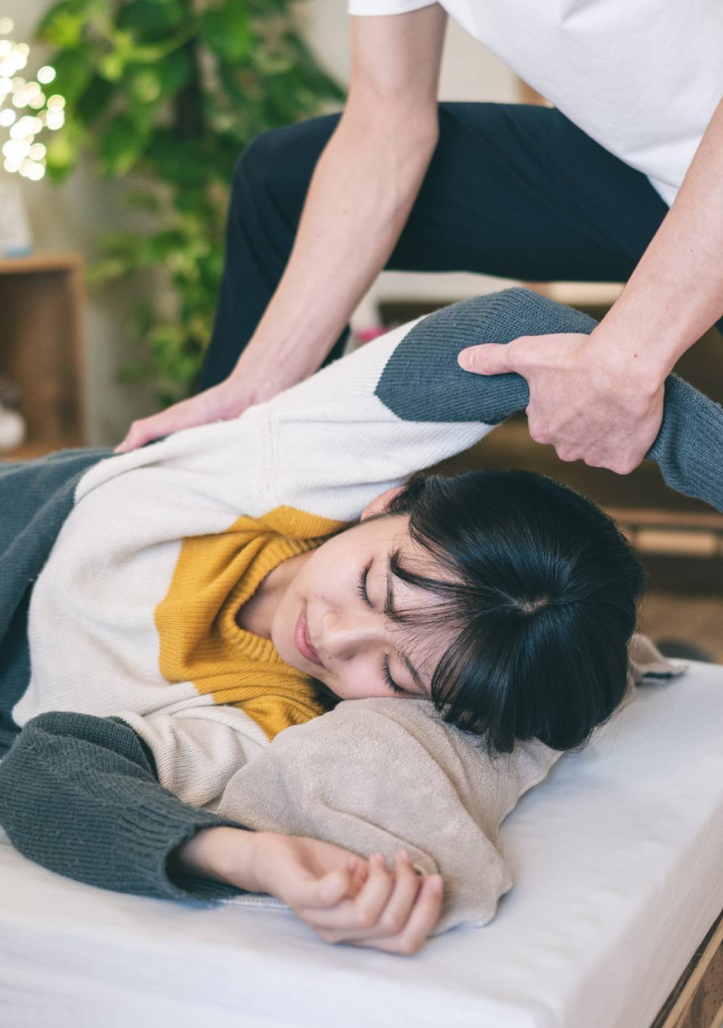 京都のヘッドスパ専門店「えがおのまんま」の整体 施術写真